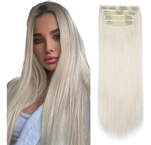 Extensiones De Cabello Sintético Liso 60#