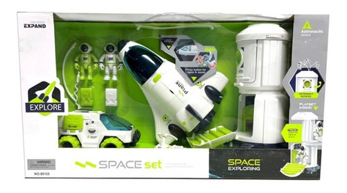 Cohete Nave Espacial Playset Space Set + Figuras Astronauta