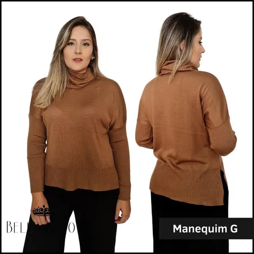 Blusa de on sale frio feminina tricot