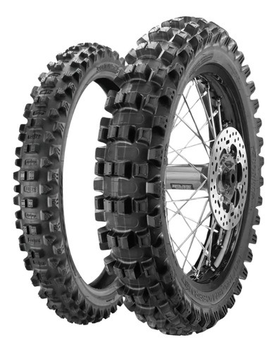 Par Pneu 7days Soft Borilli 90/100-21 + 120/90-19 Mx 007
