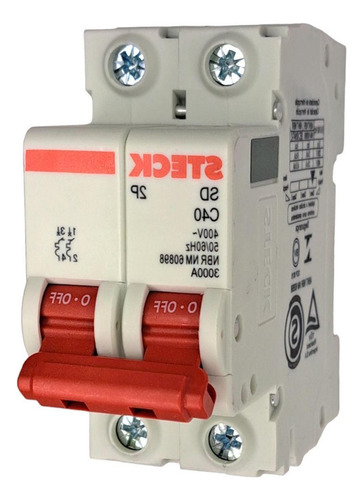 Kit C/5 - Disjuntor Steck ''din'' Bipolar 40a. C