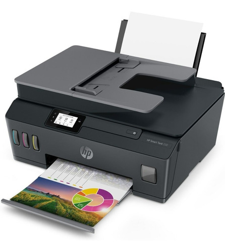 Impresora Hp 530 Tinta Continua | Escanea Oficio Por El Adf