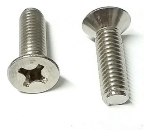 Parafuso M5 X 12 Phillips Inox Cabeça Chata M5x12 - 100un