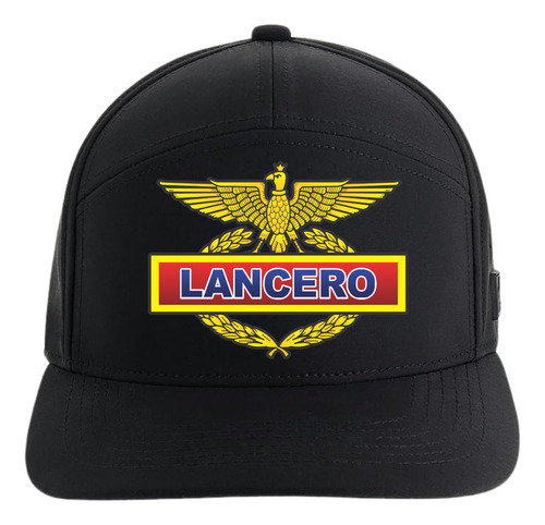 Gorra Lancero Instructor Army 5 Paneles Premiun Black 