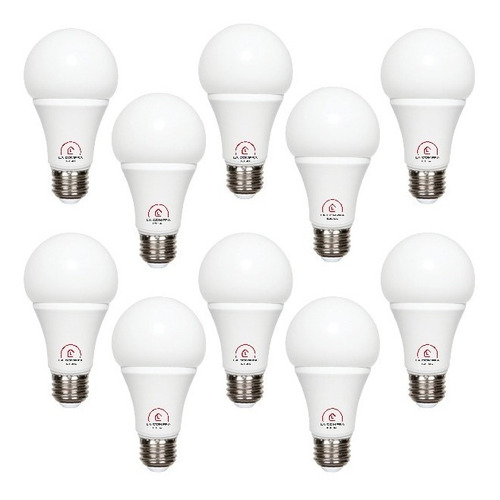 Pack 10 Lamparas Led 18w Cálidas O Frías Garantia 1 Año Lci