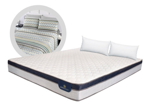 Colchon Serta Indiana Extra Firm 2x2 + Almohadas + Sabana