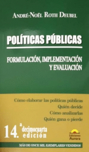 Libro Politicas Públicas