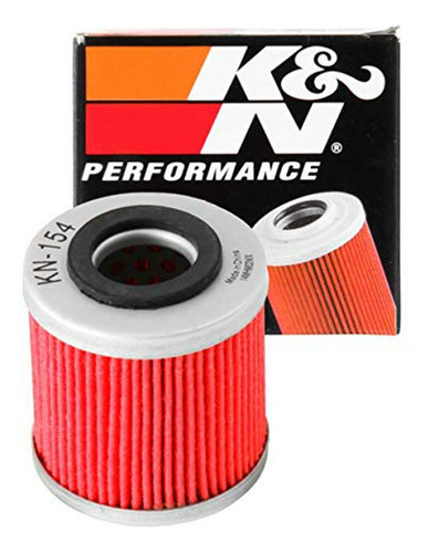 Filtro De Aceite Moto  Kn-154: Alto Rendimiento, Premium, Pa