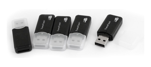 Lector Tarjeta Memoria Micro Sd Usb 2.0 Negro Bolsillo 5 Cc5