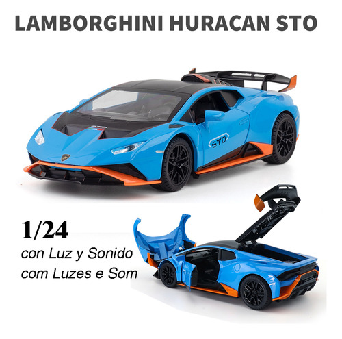 Lamborghini Huracán Sto Miniatura Metal Supercoches 1/24