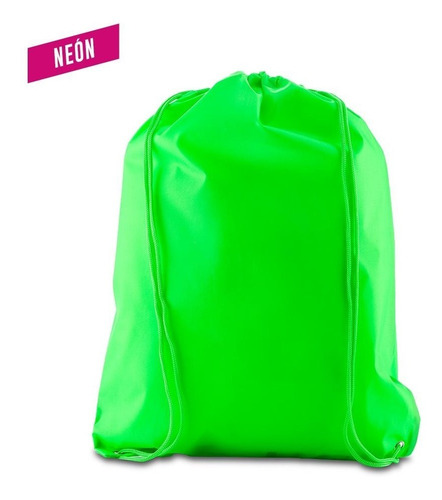 Tula Sporty Bag Sencilla Neón En Lona Poliéster 210d