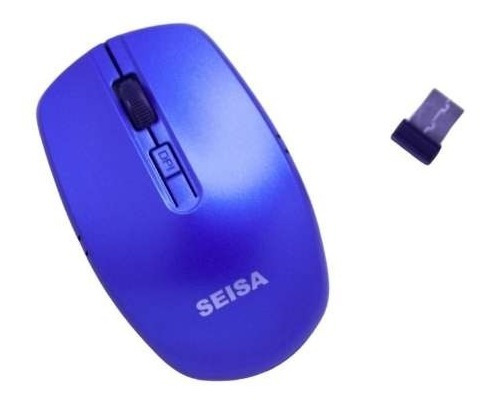 Mouse Seisa Inalámbrico 1600 Dpi 4 Botones.