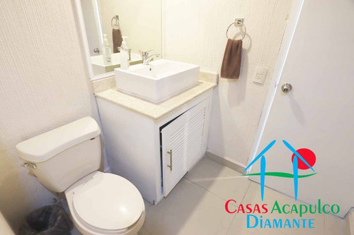 Imagen 5 de 30 de Cad Acapulco Marqués 705. Depa De Playa Para 6 Personas. Servicio De Limpieza