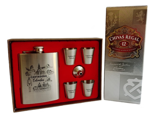 Whisky Chivas 12a Set Whiskera - mL a $334