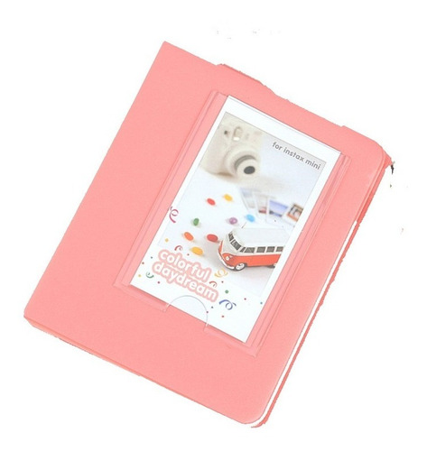 Álbum De Fotos Da Instax Mini 7 8 E 9 Para 64 Fotos - Rosa