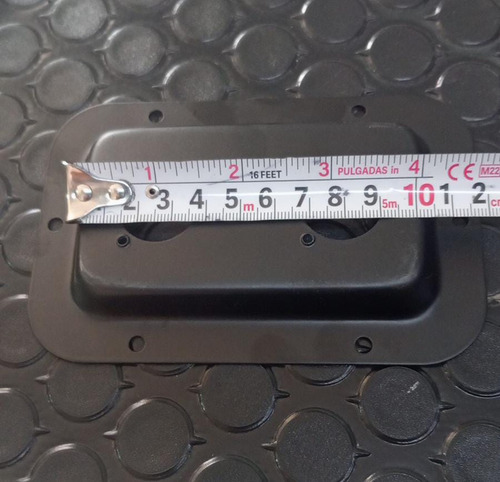 2 Pzas Tapa Placa Metalica 2 Orificios P/ Bafle 2conectores