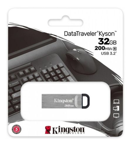 Pendrive 32gb Usb 3.2 Kingston Datatraveler Kyson - Saletech