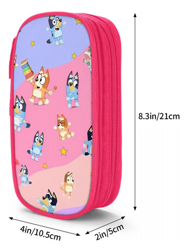 Estuche Para Lápices Cartoon B-blueys Bandit-chilli, Nuevas