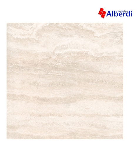 Porcelanato Alberdi Zen Bianco 62x62 Cm Brillante 2da
