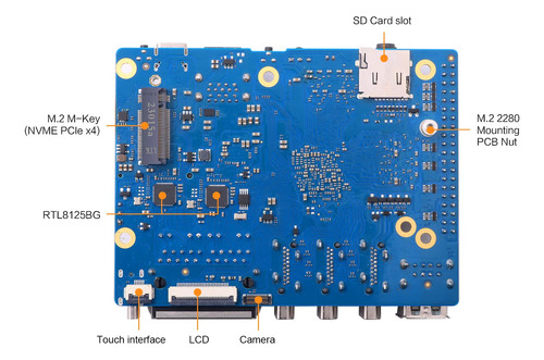 Orange Pi 5 Plus 16gb Con 256gb Emmc Rockchip Rk3588 8-core