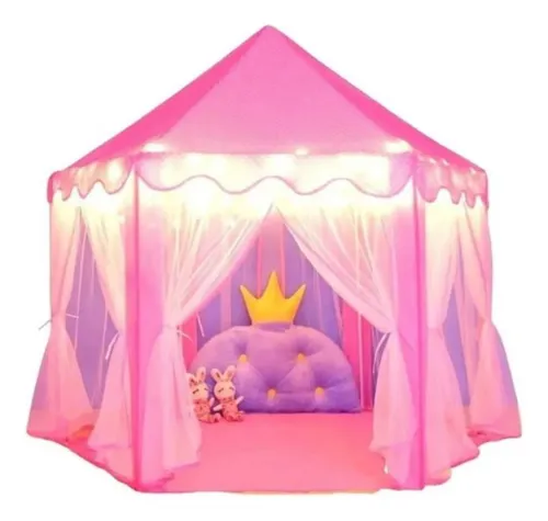 comprar Cabana Infantil Iluminada Led Princesa Barraca Menina Linda