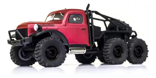 Carrinho De Controle Remoto Caminhão Fms Atlas 6x6 Vermelho Caminhão Atlas