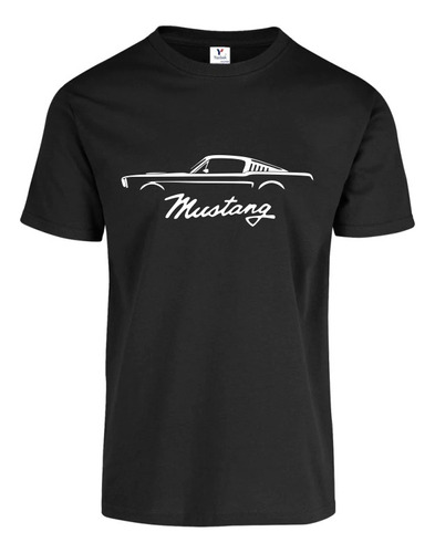 Playera Negra Ford Mustang Gt Clásico!  