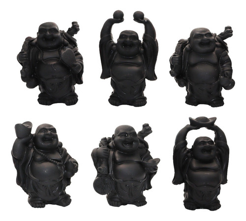 Buda Sonriente 6 Unidades Feng Shui Dayoshop