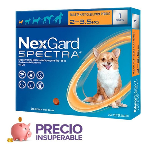 Nexgard Spectra 7.6 Kg-15 Kg