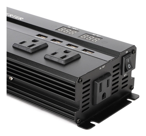 Imagen 8 de 8 de 6000w Dc 12v A Ca 110v Convertidor De Potencia Del Coche Con