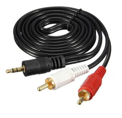 Cable Auxiliar Plug 3.5mm A Rca Audio 3m.  X2und 