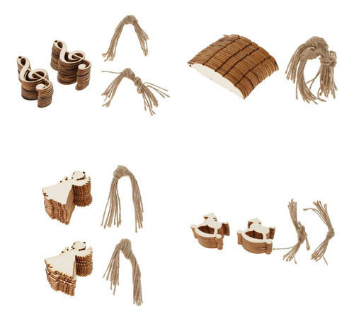 Artesanía De Madera Con De Yute