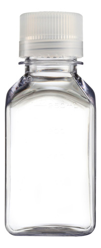Botella Cuadrada De Almacenamiento Lexan Transparente