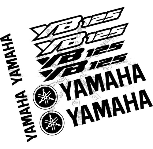 Yamaha Yb 125 Calcomanias Stickers No Yzf R1 R6 Ybr Fzr Fz