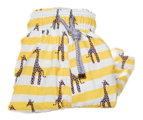 Imagen 1 de 1 de Pantaloneta De Baño Referencia - Jirafas