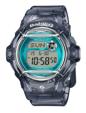 Reloj Mujer Casio Baby G-shock Digital Gray Transparent Resi