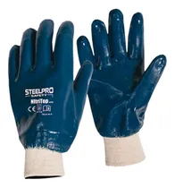 Comprar Guante Nitrilo Liso Puño Tejido Nitritop Talla L | Pack X 12