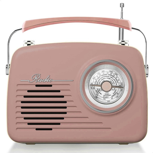 Imagen 9 de 9 de Radio Parlante Bluetooth Vintage Am/fm Portátil Recargable