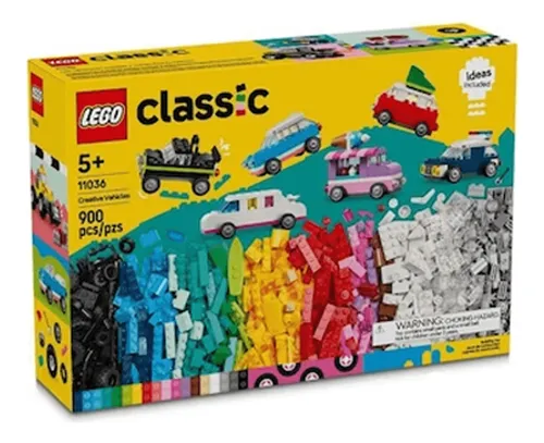 Blocos De Montar 11036 Veículos Criativos 900pc Lego Classic