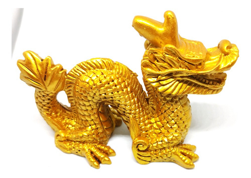 Figura De Dragón Feng Shui De Resina Decoración Oriental 476