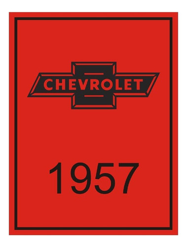 Adesivo Interno Carro Chevrolet Gm Ano 1957