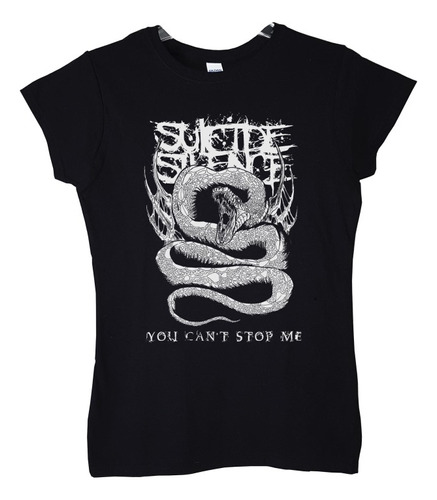 Polera Mujer Suicide Silence You Cant Stop Me Rock Abominatr