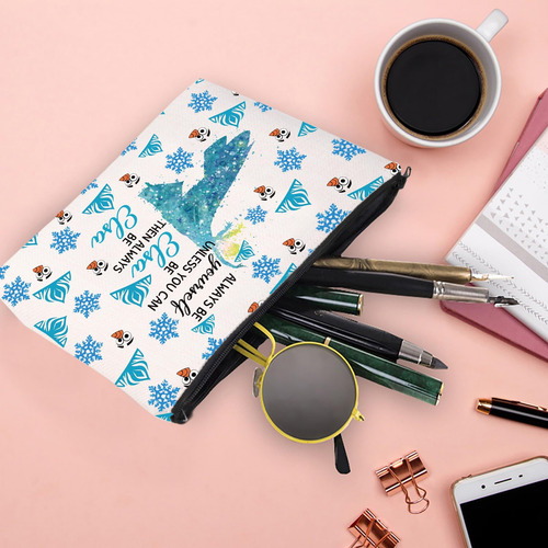 Bolsa De Maquillaje Princesa Elsa Para Fanáticos De Frozen