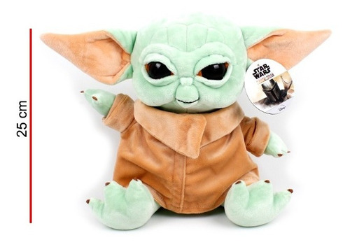 Imagen 1 de 1 de Peluche Baby Yoda 25 Cm. - Original Phi Phi Toys.