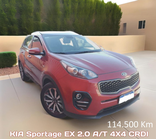 Kia Sportage Ex 2.0 A/t 4x4 Crdi - 2016 - Único Dueño