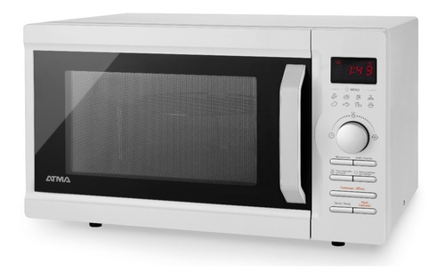 Imagen 3 de 3 de Microondas Grill Atma Easy Cook MD1728GN blanco 28L 220V