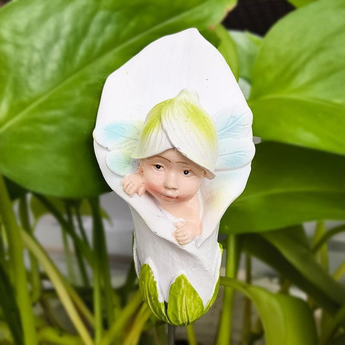 Fairy Plant Bot Stakes Decoraciones De Jardín Adornos