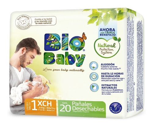 Pañal Bio Baby Recien Nacido