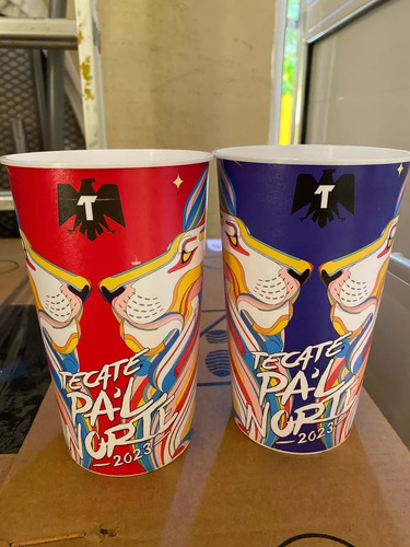 Vasos Coleccionables Tecate Pal Norte 2023