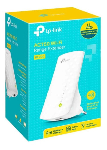 Extensor De Cobertura Wi-fi Ac750 Re200 Tp-link